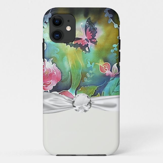 Schmetterling unter den Rose Case-Mate iPhone Hülle (Rückseite)