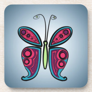 Schmetterling Untersetzer