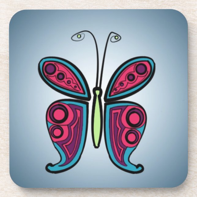 Schmetterling Untersetzer (Vorderseite)