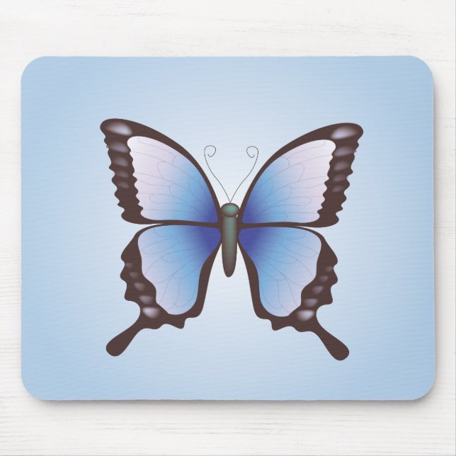 Schmetterling: Vektor-Illustration:Mousepad Mousepad (Vorne)