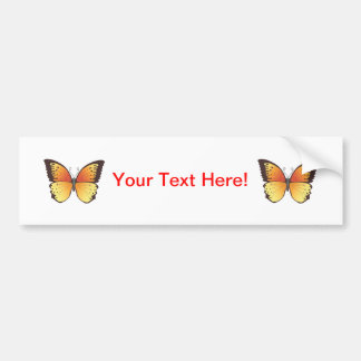 Schmetterling: Vektorillustration: Autoaufkleber