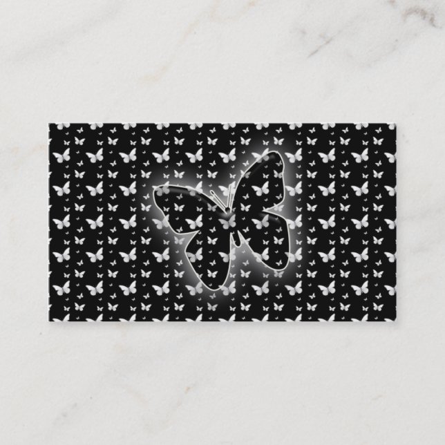 Schmetterling Visitenkarte (Vorderseite)