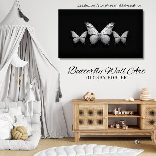 Schmetterling-Wandkunst Glänzendes Poster