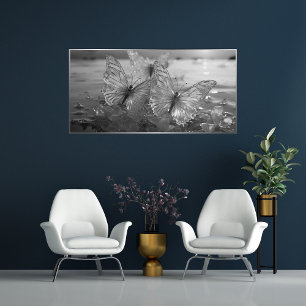 Schmetterling-Wandkunst Glänzendes Poster