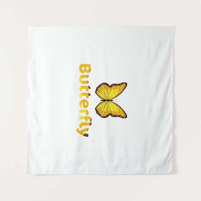 Schmetterling Wandteppich (Vorderseite (Horizontal))