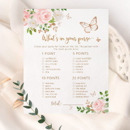 Schmetterling Was ist in deinem Baby-Duschspiel in