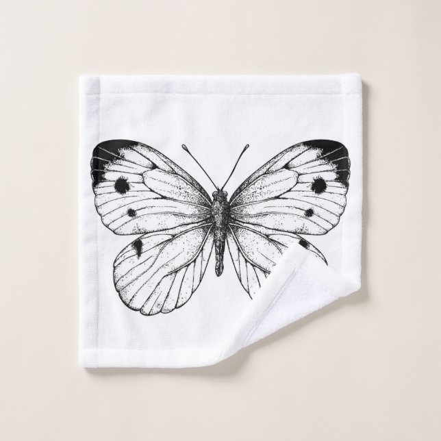 Schmetterling Waschlappen (Waschlappen)