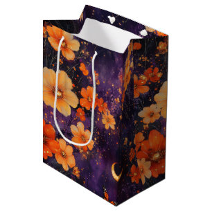 Schmetterling Wildblume Vintage (7) Mittlere Geschenktüte