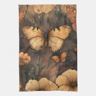 Schmetterling Wildblume Vintage (8) Geschirrtuch