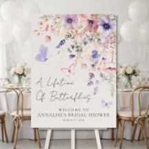 Schmetterling Wildblumen Brautparty