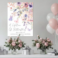 Schmetterling Wildblumen Brautparty Willkommenssch