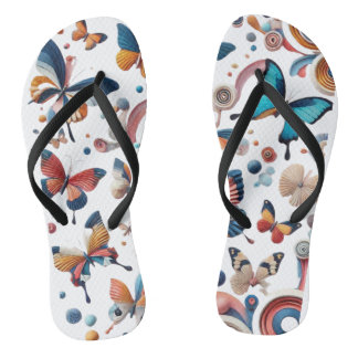 Schmetterling Zehentretzehner Flip Flops