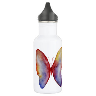 Schmetterling Zeichnend Wasserflasche (532 ml), we