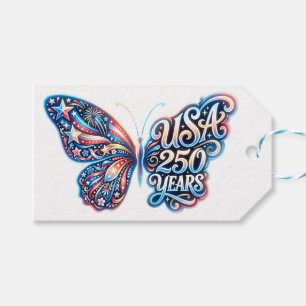 Schmetterling zum 250. Jubiläum der USA Geschenkanhänger