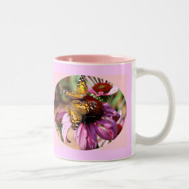 Schmetterling Zweifarbige Tasse