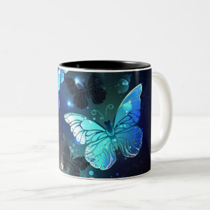 Schmetterling Zweifarbige Tasse