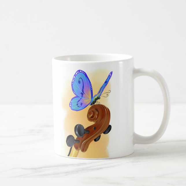 Schmetterlingcello-Tasse Tasse (Rechts)