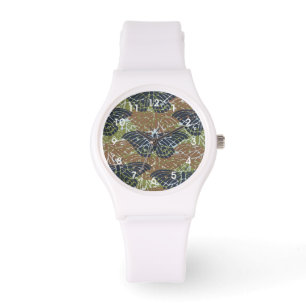 Schmetterlinge abstrakt armbanduhr