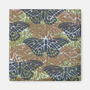 Schmetterlinge Abstrakt Magnet