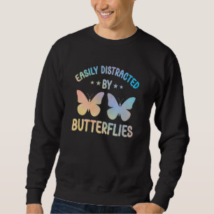 Schmetterlinge Apparel Schmetterling Kunst Zitat M Sweatshirt