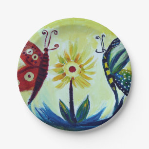 Schmetterlinge Art Custom Paper Teller 7 in