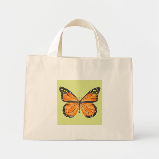 Schmetterlinge auf einer winzigen Tasche (Vorne)