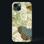 Schmetterlinge auf Noten mit Blumendesign Case-Mate iPhone Hülle<br><div class="desc">Ein grünes Blumendesign und Noten dienen als Hintergrund für ein Trio von Schmetterlingen in diesem Stück von Vision Studio. Auch das französische Wort für Schmetterling, Papillon, ist am unteren Ende des Stückes verziert. Wenn Sie eine große Liebe an Schmetterlingen, Natur, oder wie Sie sich mit Schönheit umgeben, ist dies der...</div>