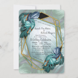 Schmetterlinge aus Paradies/tropisch-türkisfarbene Einladung