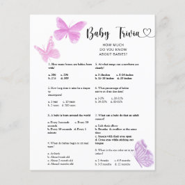 Schmetterlinge - Baby Trivia | Baby Showspiel