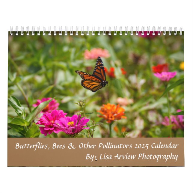 Schmetterlinge, Bienen und andere Poliinatoren Kalender (Titelbild)