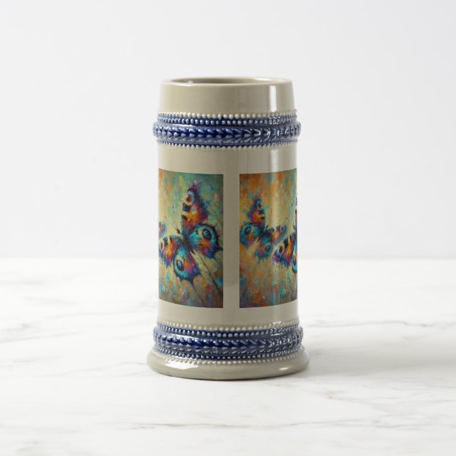 Schmetterlinge Bierglas (Mittel)
