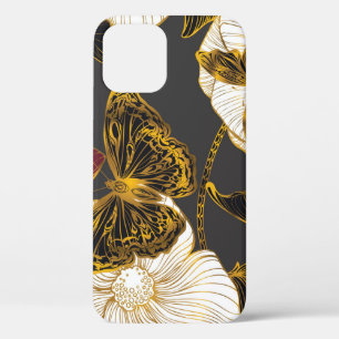 Schmetterlinge & Blumen: Frühling Boho Muster Case-Mate iPhone Hülle
