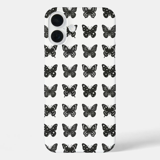 Schmetterlinge Case-Mate iPhone Hülle (Rückseite)