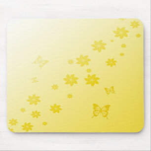 Schmetterlinge der Sonnenschein-Blumen-n Mousepad