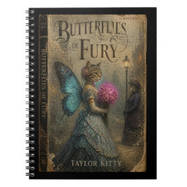 Schmetterlinge der Wut Feen Kitty Journal Notizblock