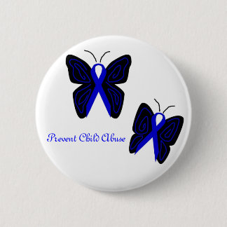 Schmetterlinge des blauen Bandes verhindern Button
