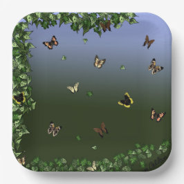 Schmetterlinge des Blauen Pappteller