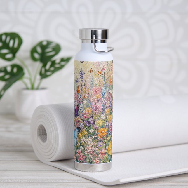 Schmetterlinge des Paradieses – Eine farbenfrohe W Trinkflasche (Yoga)