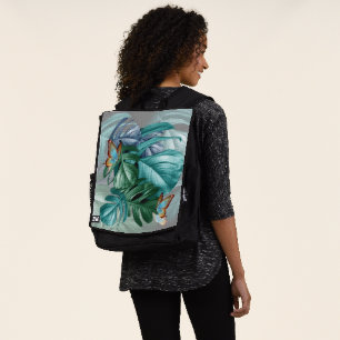 Schmetterlinge des tropischen tropischen türkisfar rucksack