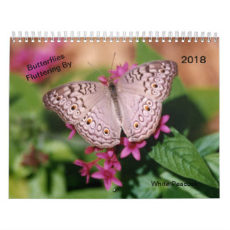 Schmetterlinge, die vorbei flattern kalender