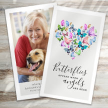 Schmetterlinge erscheinen, wenn Engel in der Nähe 