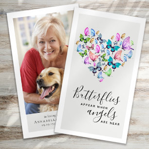 Schmetterlinge erscheinen, wenn Engel in der Nähe 