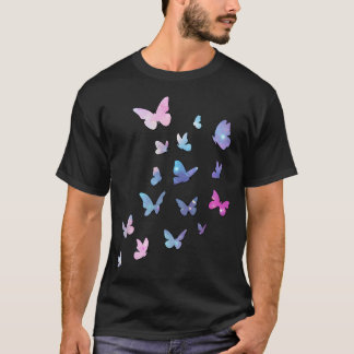 Schmetterlinge farbenfrohe Schmetterlinge, wiederv T-Shirt