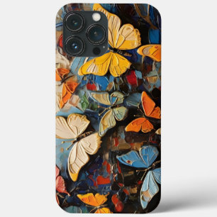 Schmetterlinge fliegen unter lebendigen Naturgemäl Case-Mate iPhone Hülle