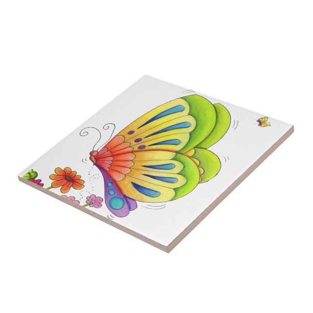 Schmetterlinge Fliese (Seite)