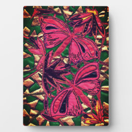 Schmetterlinge Fotoplatte