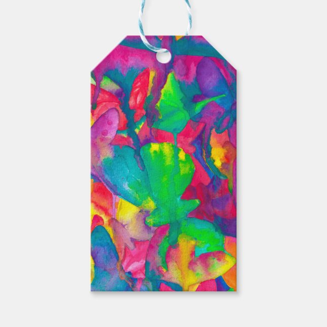 Schmetterlinge Geschenkanhänger (Vorderseite)