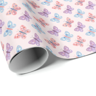 Schmetterlinge Geschenkpapier