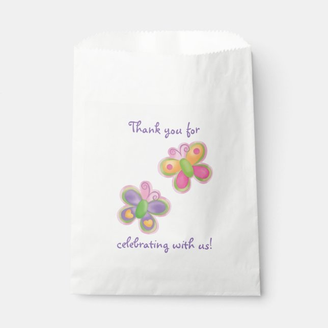 Schmetterlinge Geschenktütchen (Vorderseite)