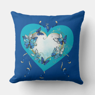 Schmetterlinge Herz Kissen Whimsical
